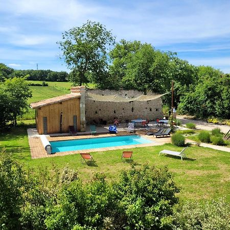 Gite Campagne Famille 15 Pers Piscine Chauffee Jeux Enfants Petanque Saint-Sauvy Bagian luar foto
