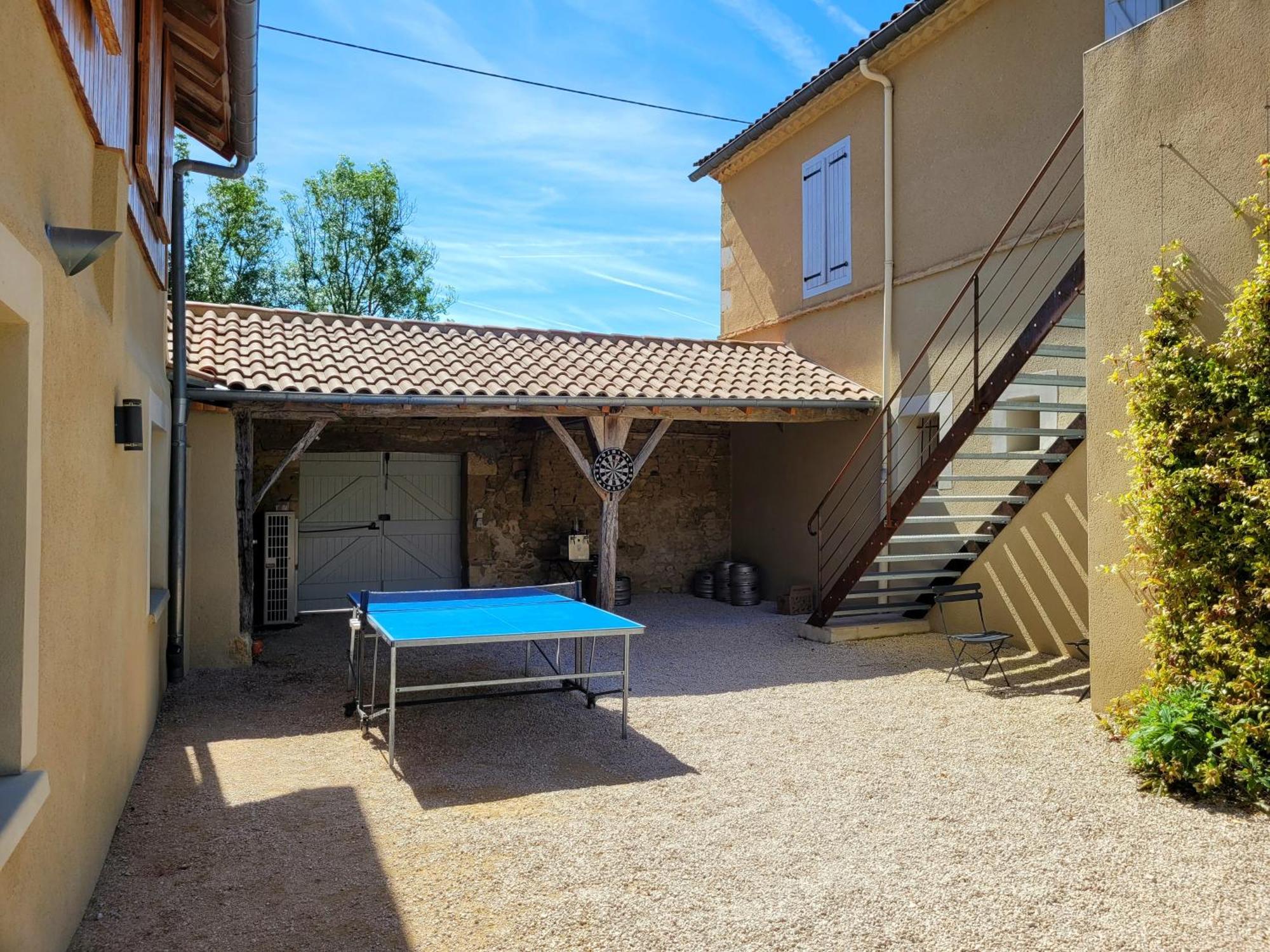 Gite Campagne Famille 15 Pers Piscine Chauffee Jeux Enfants Petanque Saint-Sauvy Bagian luar foto
